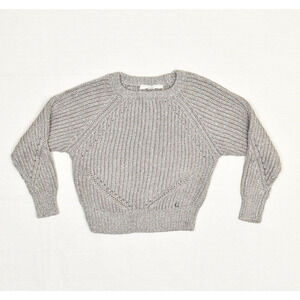 Guess Women Pullover Sweater Crew Neck Solid Viscose Brown Size XS Knit Italy